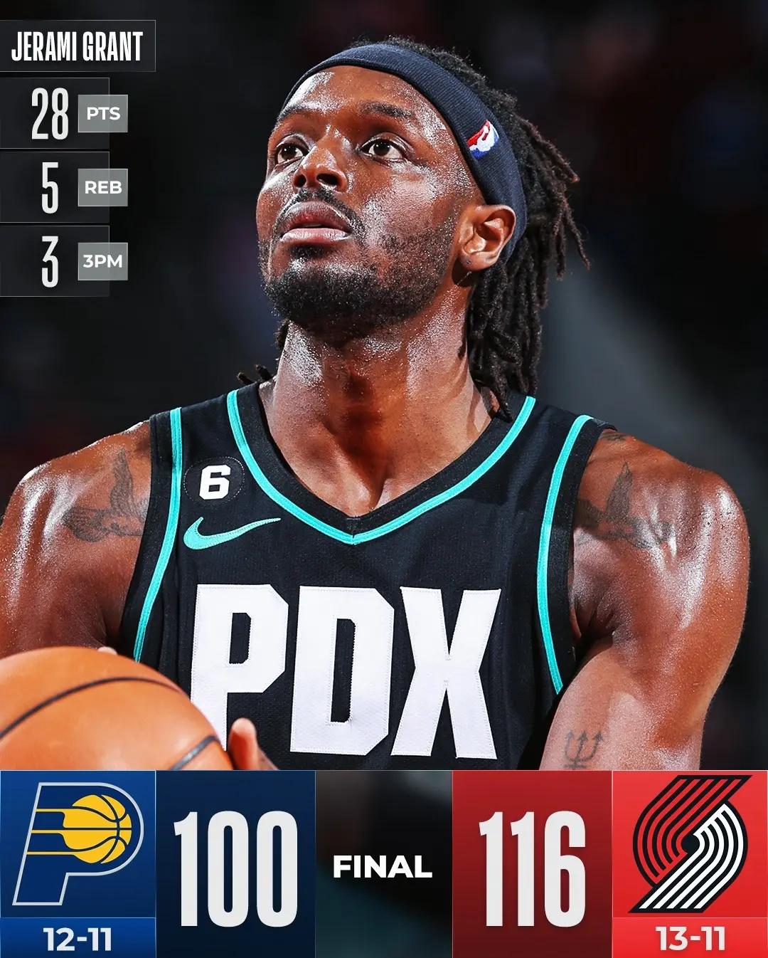 开拓者遭遇灰熊逆转，利拉德空砍38分